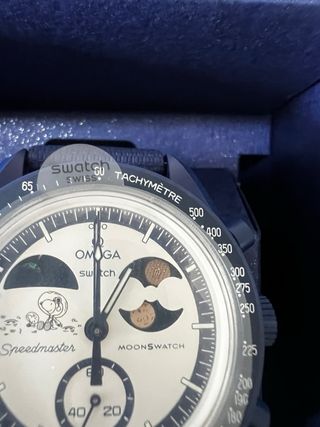 Omega Swatch Mission to Earthphase Moonshine Gold