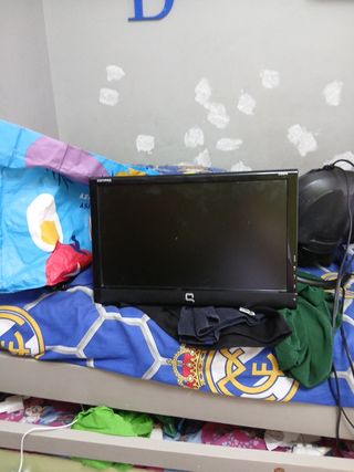 Monitor Compaq Pantalla Negra