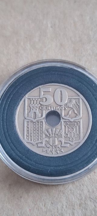Moneda 50 Céntimos 1949
Error flechas invertidas 