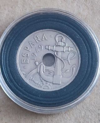 Moneda 50 Céntimos 1949
Error flechas invertidas 