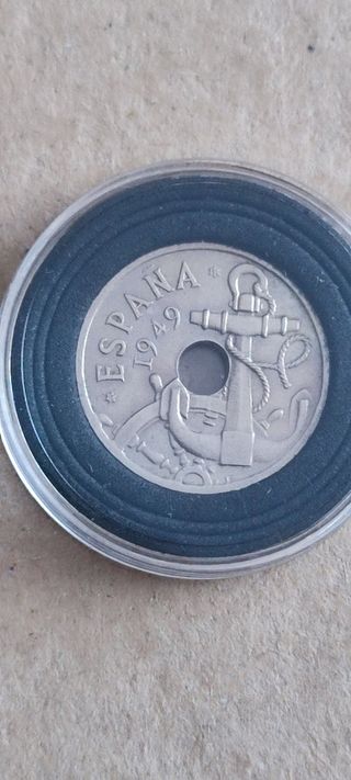 Moneda 50 Céntimos 1949
Error flechas invertidas 