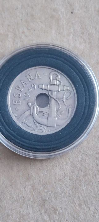 Moneda 50 Céntimos 1949
Error flechas invertidas 