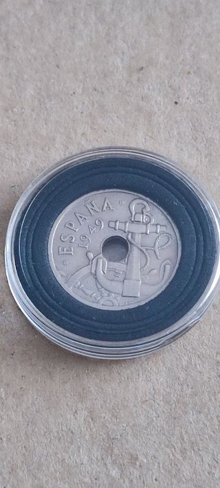 Moneda 50 Céntimos 1949
Error flechas invertidas 