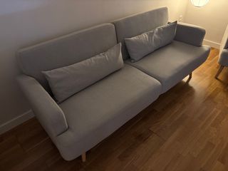 Conjunto Sofá y Sillón Gris Maison Du Monde