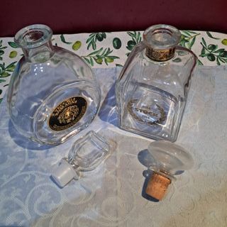 Coppia decanter vintage da collezione