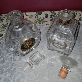 Coppia decanter vintage da collezione