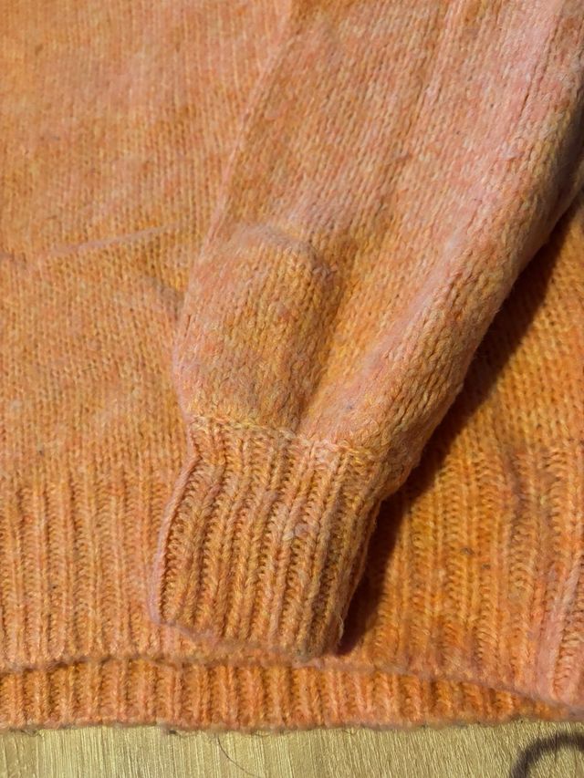 Jersey de lana naranja