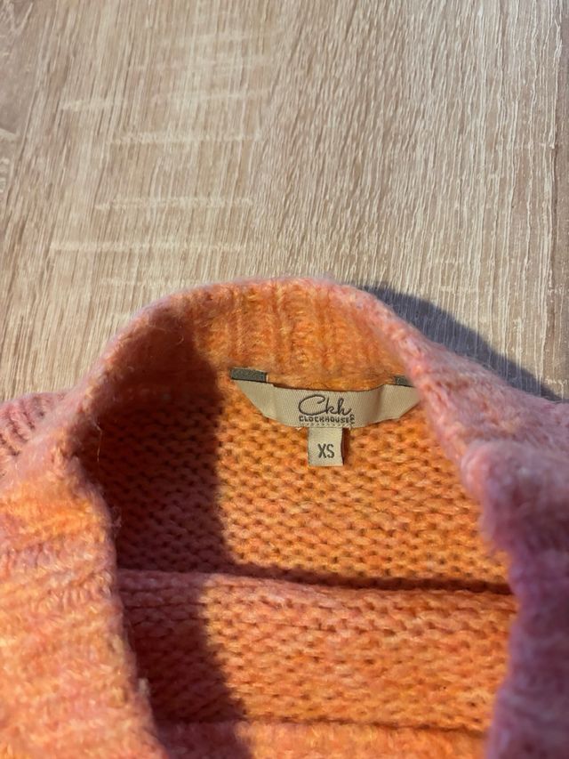 Jersey de lana naranja