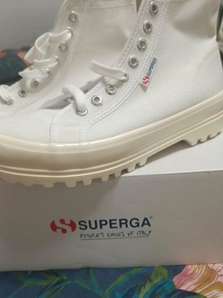 Scarpe Superga Donna Bianche Nuove con cartellino 