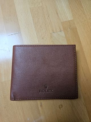 Portafoglio Rolex Marrone