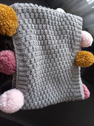 Cuello bufanda Sfera niña pompón