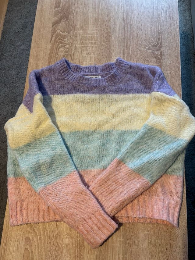 Jersey de lana multicolor