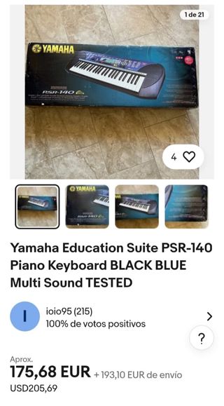 Teclado Yamaha Pianola X100