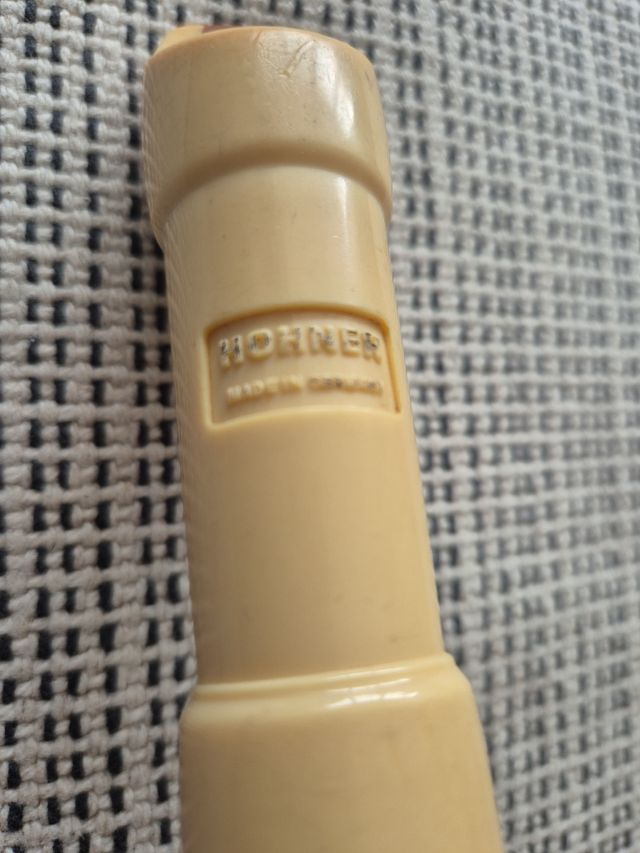 Flauta dulce color beige