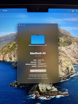 MacBook Air M2 Plata