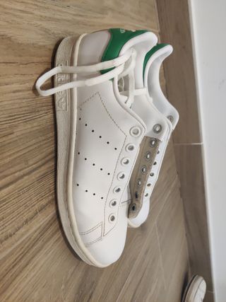 Zapatos Adidas Stan Smith Blancos y Verdes