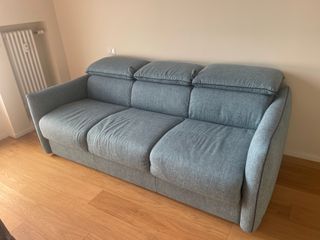 Divano letto Divani & Divani by Natuzzi blu