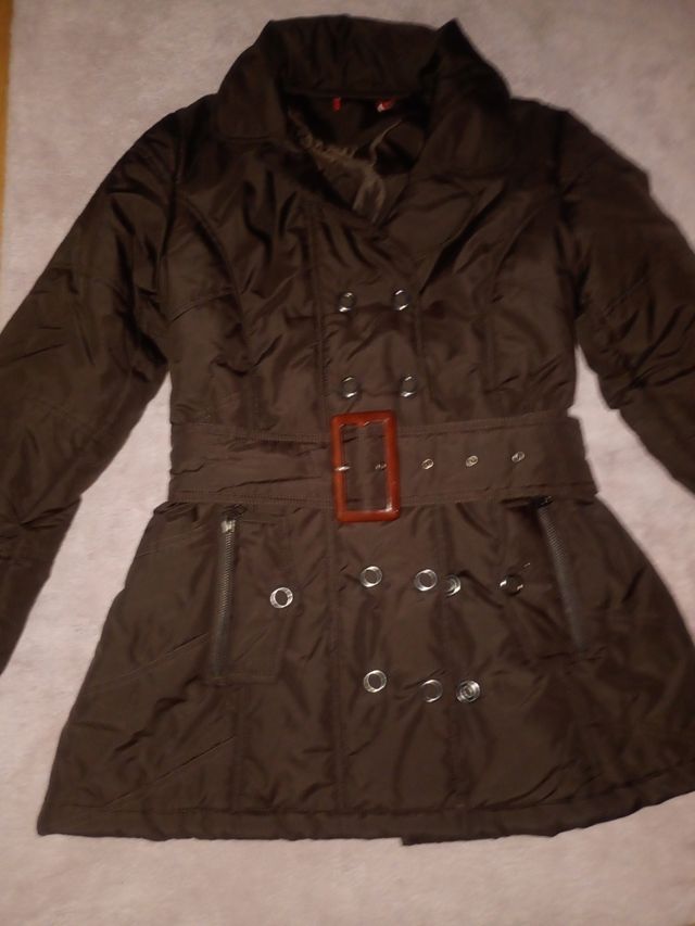 Chaqueta acolchada marrón