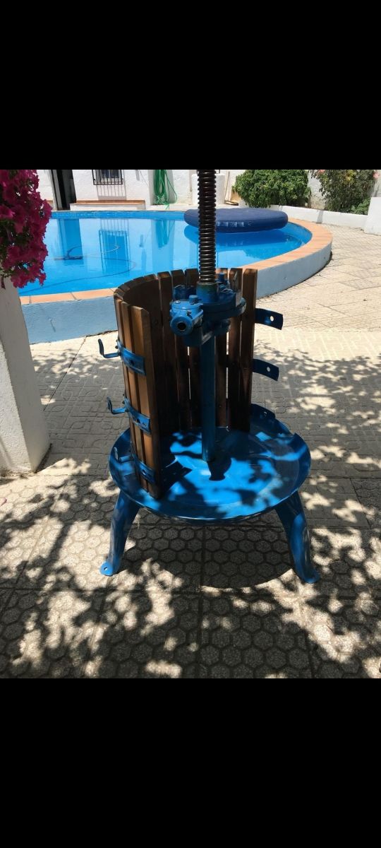 Prensa de uva + despalilladora 