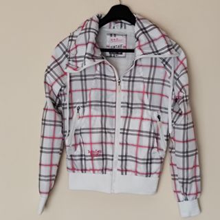 Cazadora impermeable a cuadros talla S
