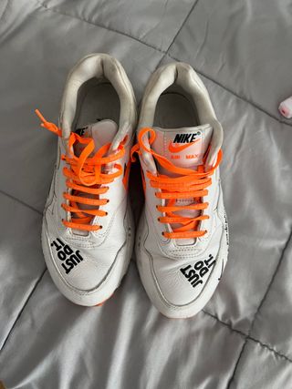 Zapatillas Nike Air Max Blancas Naranja