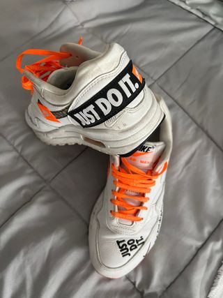 Zapatillas Nike Air Max Blancas Naranja