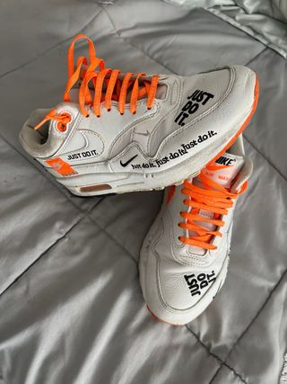 Zapatillas Nike Air Max Blancas Naranja