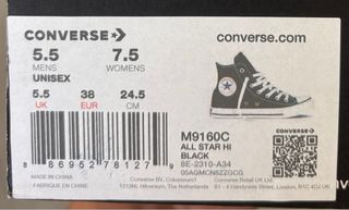 Converse Chuck Taylor All Star Negras