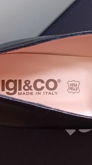 Décolleté IGI&CO Nere in Pelle Nuove