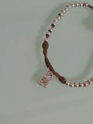 Pulsera UNO de 50 Corazón Plata
