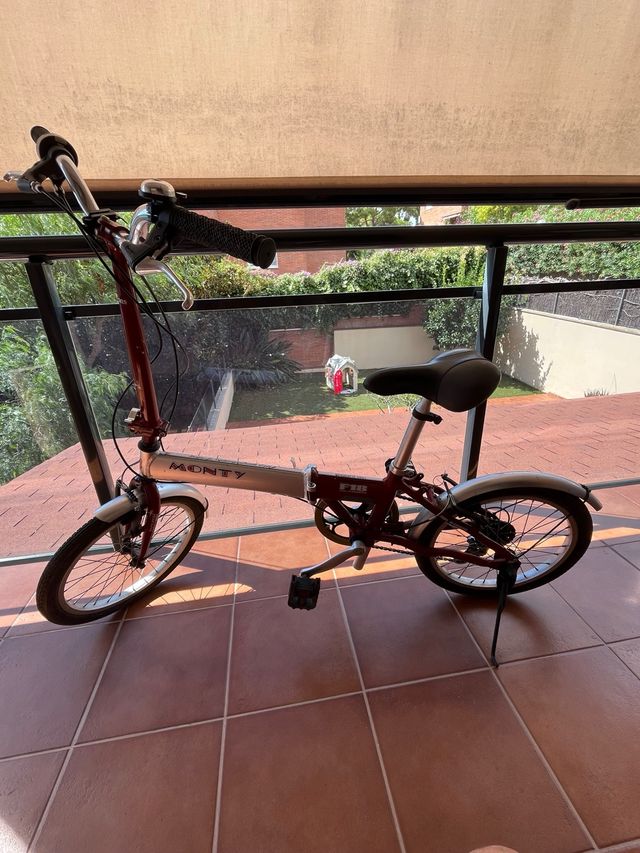 Bicicleta Monty Plegable F18 Aluminio