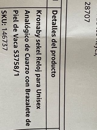 Reloj Kronaby Piel Vacca Azul