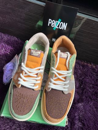 Zapatillas Jordan Marrones y Naranjas