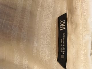 Camisa blanca de rayas
