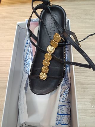 Sandalias griegas auténticas Cuchy. Modelo Nysa B 
