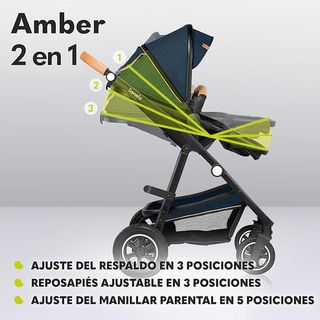 Silla de paseo multifuncional Amber 2 en 1