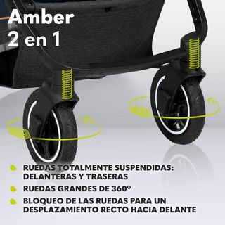 Silla de paseo multifuncional Amber 2 en 1