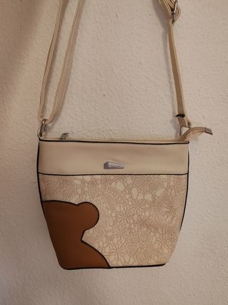 Bolso de hombro con diseño de oso