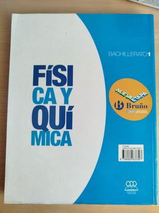 Física y Química 1 Bachillerato Nueva etapa Bruño