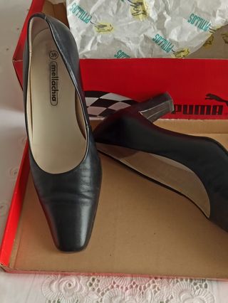 Zapatos de vestir Mellachia Talla 39 Negros