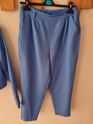 Traje de chaqueta azul