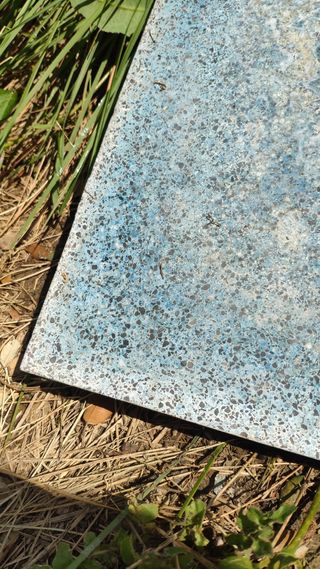 Baldosas Terrazo Azul Sin Pulir