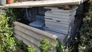 Baldosas Terrazo Azul Sin Pulir