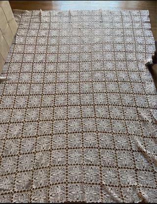 Copritavolo/Copriletto uncinetto fatto a mano