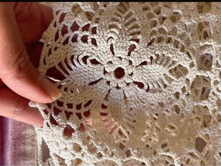 Copritavolo/Copriletto uncinetto fatto a mano