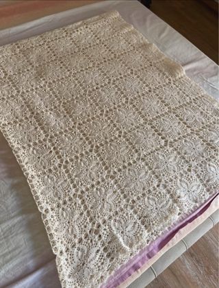 Copritavolo/Copriletto uncinetto fatto a mano