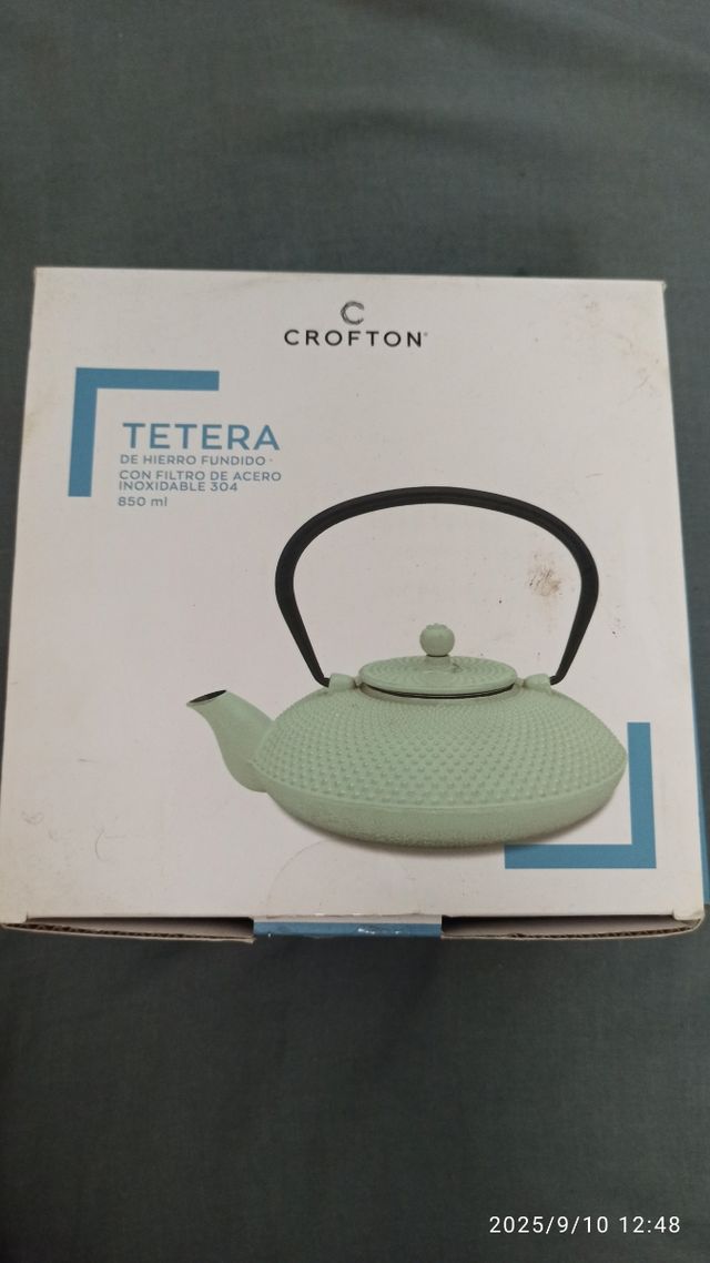 Tetera de hierro fundido