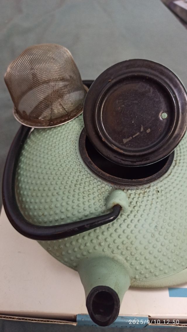 Tetera de hierro fundido