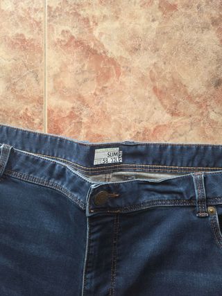 Vaqueros Hombre Azul
Talla 58