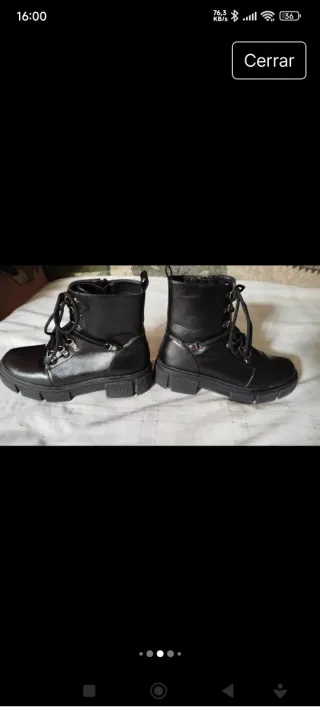 Botines Stradivarius Piel Mujer Talla 39.